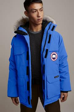 Chamarras Canada Goose Hombre Mexico - PBI Expedition Abrigos Azules MV2795480